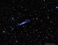 NGC 7640 Barred Spiral Galaxy